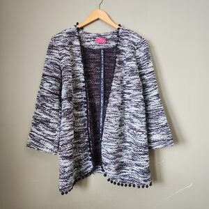 Together Monochrome Textured Cardigan